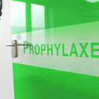 Eingangstür zur Prophylaxeabteilung